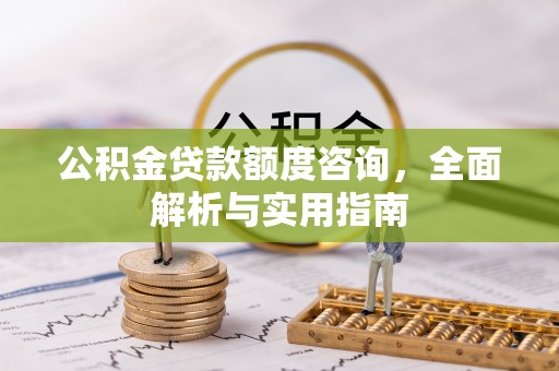 淳化公积金贷款额度咨询，全面解析与实用指南