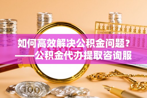 淳化如何高效解决公积金问题？——公积金代办提取咨询服务指南