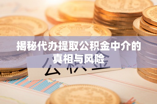 淳化揭秘代办提取公积金中介的真相与风险