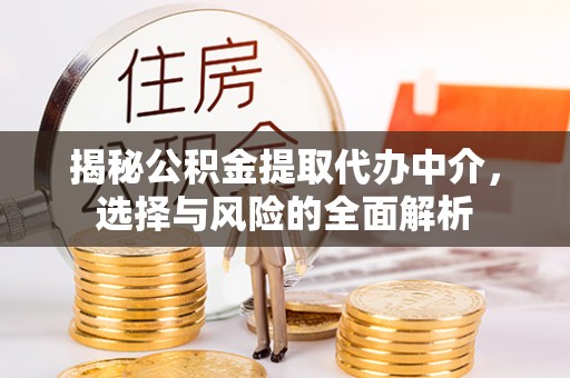 淳化揭秘公积金提取代办中介，选择与风险的全面解析