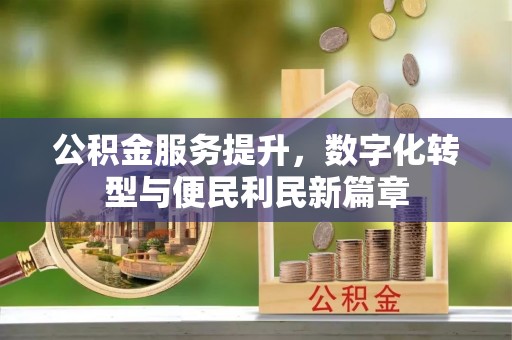 淳化公积金服务提升，数字化转型与便民利民新篇章