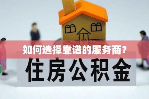 淳化如何选择靠谱的服务商？