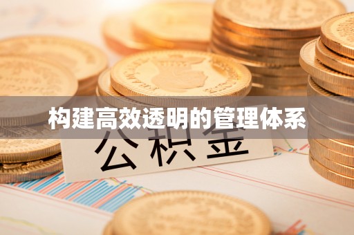 淳化构建高效透明的管理体系