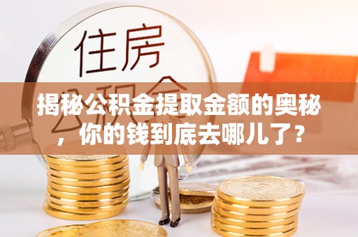 淳化揭秘公积金提取金额的奥秘，你的钱到底去哪儿了？