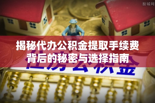 淳化揭秘代办公积金提取手续费背后的秘密与选择指南