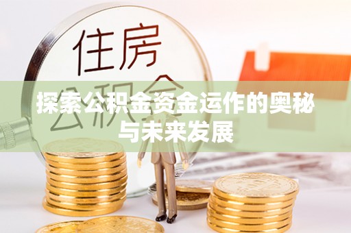 淳化探索公积金资金运作的奥秘与未来发展